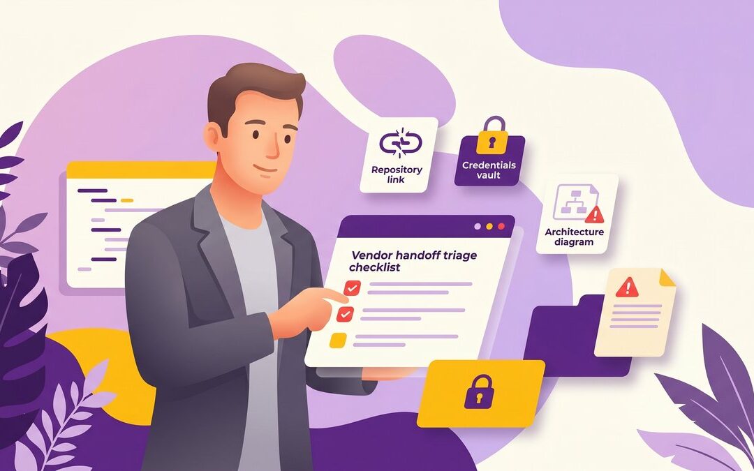 Vendor Handoff Checklist for Software Development