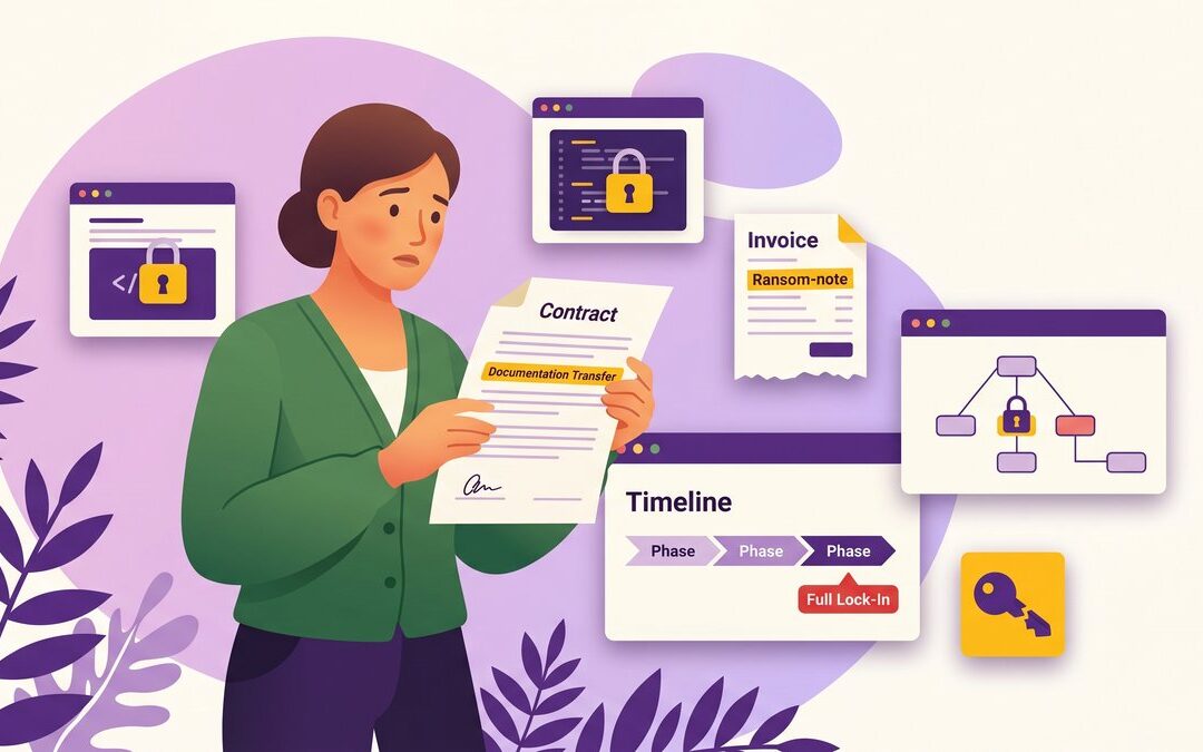 Vendor Lock-In in Custom Software: The Knowledge Hostage Problem