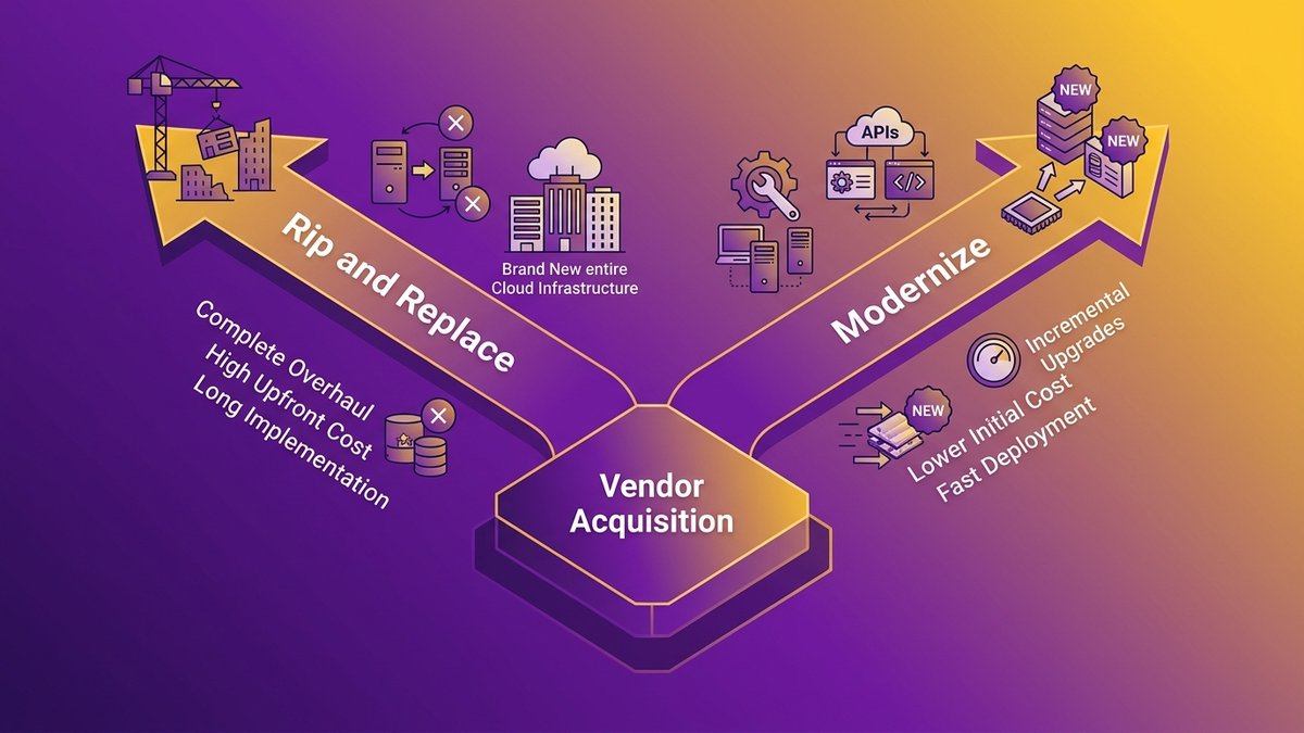SIS migration higher education decision point after a vendor acquisition