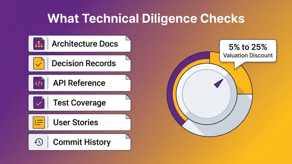 Technical due diligence 2026 review of system architecture documentation in a data room